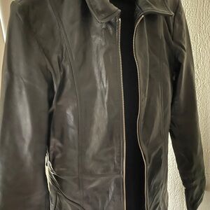 Wilsons Leather Red Quilted Jacket